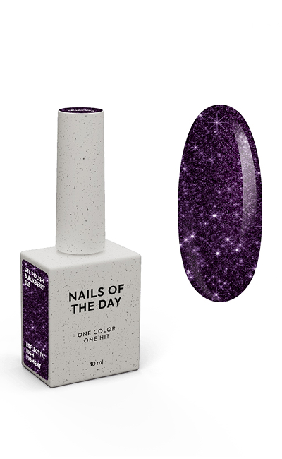 NAILS OF THE NIGHT Blackberry gel polish, 10 ml